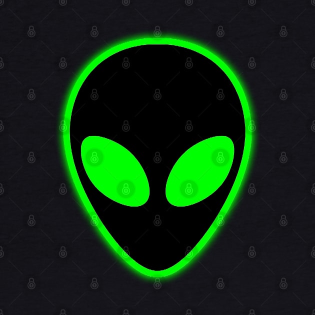 Alien Head by GreenGuyTeesStore